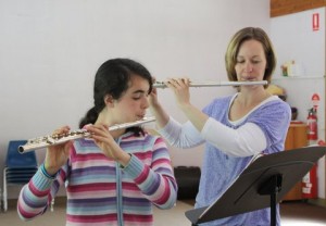 13. Flute lesson