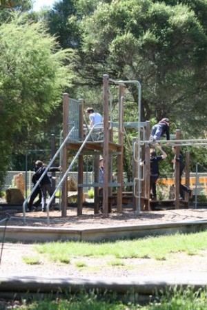 14. Hanging out...
